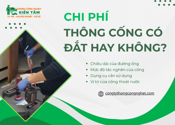 Chi phí của dịch vụ thông cống nghẹt tại quận 6 là bao nhiêu?
