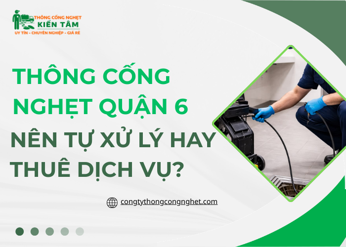 Cần làm gì khi cống thoát nước bị tắc nghẽn?