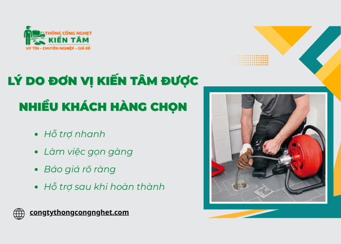 Những lý do nhiều khách hàng chọn đơn vị Kiến Tâm